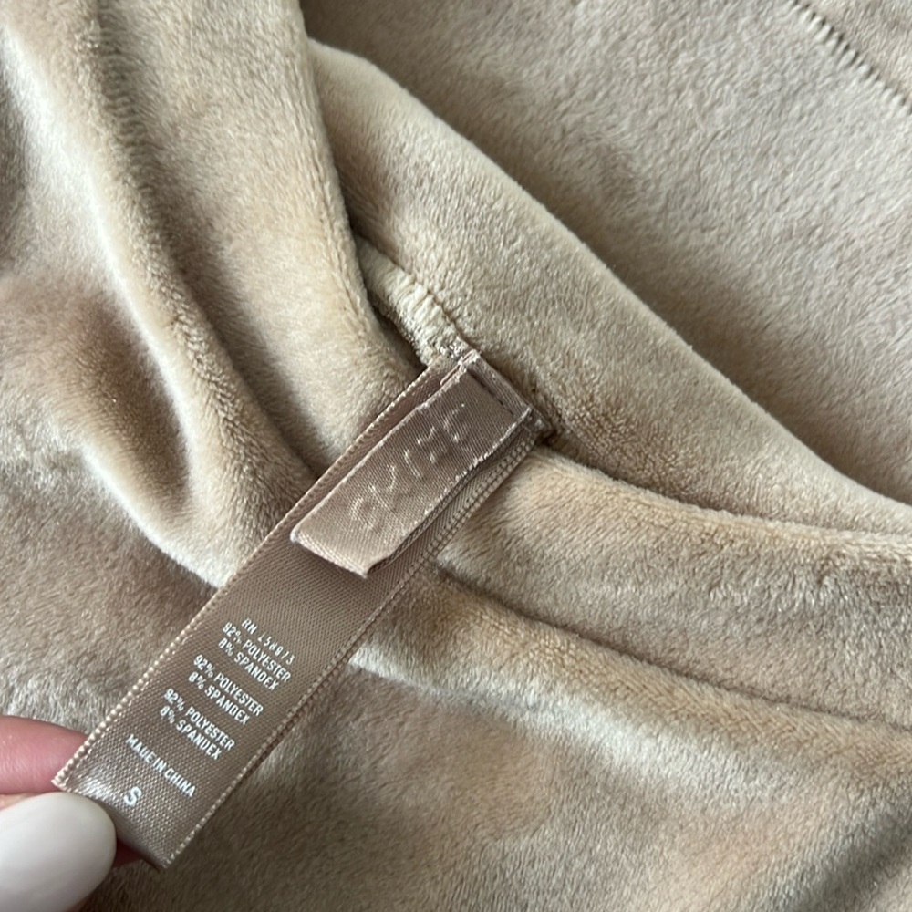 SKIMS Velour Crewneck Tank Honey Size Small - Picture 5 of 5